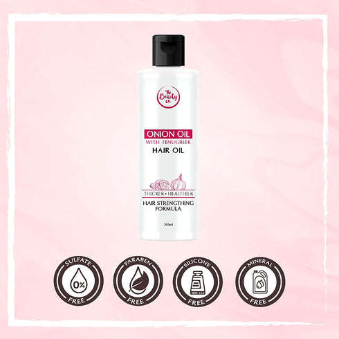 the beauty co Onion and Fenugreek Oil